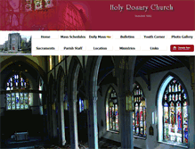 Tablet Screenshot of holyrosary.ca